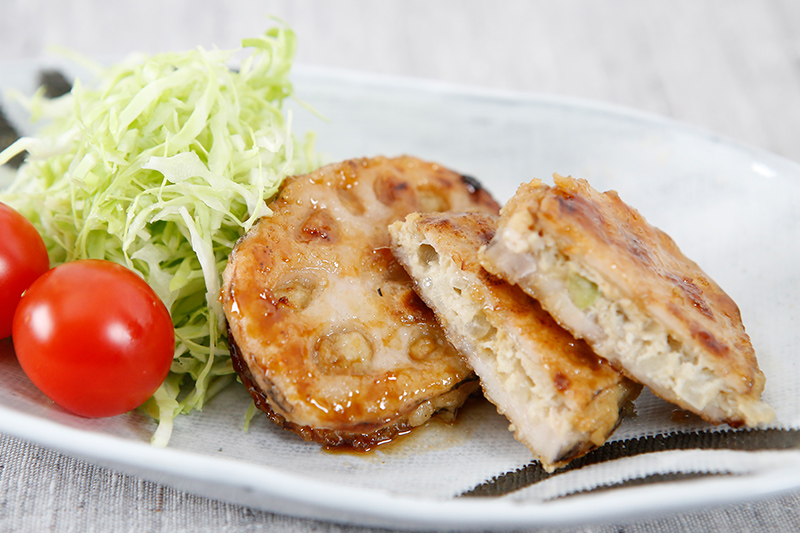 れんこんのはさみ焼き仕上がりイメージ